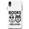 Funny Finnish Lapphund And Book Designs Custodia per iPhone XR Libri E Lapphunds Finlandesi Divertente Lapphund Finlandese