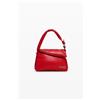 Desigual, Borsa trapuntata piccola 100% pelle, Sheep Leather, Rosso, U