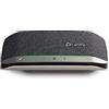 PLT Poly Sync 20, Vivavoce per Conferenze Senza Filo, Connessione Bluetooth 5.1, USB-A e USB-C, Audio Full Duplex con Riduzione Rumore ed Eco, Autonomia 20 Ore, Compatibile con Windows 10 e macOS, Nero