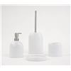 Metaform Set accessori Bird di Metaform dispenser porta sapone porta rotolo e scopino da appoggio in porcellana bianca
