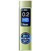 Pentel C272W-HB AIN STEIN - Mina fine per portamine, 20 mine sottili