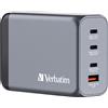 Verbatim GNC-240 Alimentatore GaN 240 W 5 A PD 3.1 QC 3.0 QC 3.0 USB 3.2 Nero
