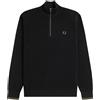 FRED PERRY Uomo Fred Perry Maglione Mezza Zip Waffle