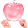 OPEIXSAYKOC Pink Apple Squishy, Giocattolo Antistress Mela | Sensory Stress Ball, Antistress Giocattolo per Esercizio Alle Mani e Alleviare lo Stress
