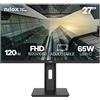 Nilox Monitor 27" Nilox IPS 120Hz USB-C 65W Pivot Regolabile [NXM27REG12065]