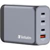 Verbatim Alimentatore Notebook Verbatim GAN 4 Porte 200W [32204]