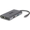Hamlet Docking Station USB-C Hamlet HDKC-PD400D 85W 3USB HDMI DP LAN [HDKC-PD400D]