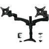 Startech Supporto Desktop Startech Braccio Doppio Monitor LED Nero [ARMDUAL]
