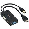 Lindy Convertitore Video Lindy HDMI a DP/DVI/VGA Box Metallo Nero [38182]