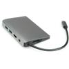 Nilox Docking Station USB-C Nilox 9in1 Grigio Alluminio [RO12.02.1021]
