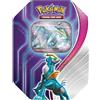 Pokemon TCG Paradox Destinies Iron Crown ex Scatola Di Latta Con 4 Bustine