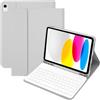 WENMILY Cover con Tastiera Bluetooth per iPad 10ª/11ª/Generazione 10,9 (2022/2025) | Italiana QWERTY Tastiera per IPad A16 Wireless Magnetica Staccabile Custodia Protettiva Sottile con Portapenna,Nero