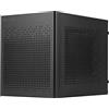 SilverStone Technology SUGO 16, nero, telaio a cubo Mini-ITX con struttura in acciaio, SST-SG16B (nero)