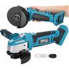 Dedra Caratteristiche della smerigliatrice angolare a batteria DEDRA SAS+ALL DED7050 Ø125 mm, 9500 RPM in cartone senza batteria e caricabatterie, peso ergonomico 1,8 kg