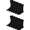 Hanes Men's Crew Socks, 12-Pack