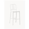 Emeco Sedia da bar 111 Navy - Bianco