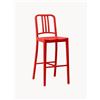 Emeco Sedia da bar 111 Navy - Rosso