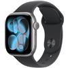 Apple - Watch Series 11 GPS 42mm Cassa Alluminio Grigio Siderale con Sport Band Nero - S /M - SPEDIZIONE GRATUITA