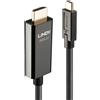 Lindy 43317 cavo e adattatore video 10 m USB tipo-C HDMI tipo A (Standard) Nero [43317]