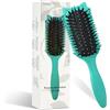 CNMTCCO Curl Hair Brush, Curl Brush, Curl Definire Styling Brush, Spazzola per capelli per combinare e modellare, Amplificatore per capelli ricci, Design alla moda e divertente con orecchie da gatto