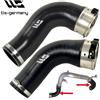 2X Tubo Turbo Tubo Intercooler Per VOLVO S80 II (124) 2.0 Diesel D4 D5