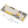 Magic-Refiner Tastiera da gioco MAGIC-REFINER K3MAX, tastiera meccanica con retroilluminazione RGB a 18 colori, cablata. Tastiera Apex Pro TKL con tasti sostituibili, 100 tasti con tastierino numerico, anti-ghosting, imbottitura in schiuma EVA, …
