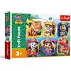Trefl - Paw Patrol, L'isola dei dinosauri - 30 pezzi | Puzzle coloratissimi con personaggi delle fiabe, per bambini dai 3 anni in su