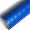 Wrapify 14 Tipi Pellicola Adesiva Blu Fibra Carbonio Auto Moto Vinile Wrap Lucida Opaca