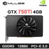 MLLSE Scheda Grafica MLLSE GTX 750Ti 4GB GDDR5 128Bit DVI VGA PCI-E 3.0 Geforce GPU Gtx 750 8gb per Gaming