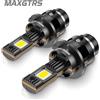 MAXGTRS 2 pezzi Turbo D1S D3S D4S D2S lampade a LED Canbus 6500K bianco 90W 28000LM lampadine per fari a LED luce per auto Plug & Play kit di conversione HID