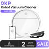 OKP Aspirapolvere robot OKP K5P, 5000 Pa, 180 minuti, WiFi/App, design sottile, ricarica automatica, perfetto per pavimenti duri, peli di animali domestici, tappeti