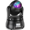 U'King 40W Fascio di luce a testa mobile DMX512 RGBW Luce da palco per DJ Concerto Festa Matrimonio Discoteca Illuminazione ad effetto professionale