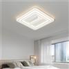 IRALAN Ventilatore da soffitto senza lama con telecomando leggero ventilatore moderno illuminazione decorazione domestica intelligente semplice apparecchio di illuminazione per interni