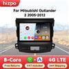 Hizpo Autoradio Android 2 DIN per Mitsubishi Outlander 2 2005-2012, Lettore Multimediale per Auto con Carplay, Navigazione Stereo 4G