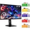 KTC Monitor da gioco KTC da 24 pollici 180 Hz - Monitor per computer 2K 1440P, monitor IPS veloce con HDR 400, sincronizzazione adattiva, fino a 185 Hz H24T7
