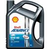 Shell Advance 4T Ultra 10W40 olio (SN/MA2) 4L CE U