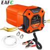 EAFC Pompa di Estrazione Olio Portatile 12V, Pompa di Trasferimento Diesel per Auto, Moto, Barca, Camion, SUV, Kit Attrezzi per Cambio Olio Motore
