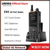 UNIWA F41 Telefono Rugged 4G Android 8.1 Rete Globale 4600mAh POC Walkie Talkie Zello Schermo Touch 2.4" Smartphone Impermeabile NFC