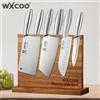 WXCOO Set di Coltelli da Cucina WXCOO 1-7 Pezzi, Coltello Professionale per Affettare e Disossare, Coltello da Chef per Frutta e Carne, Acciaio Inossidabile