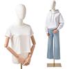 NONE Manichino Femminile Regolabile in Altezza, Manichino da Sartoria Smontabile con Supporto, Testa e Braccia - Manichino a Figura Intera per Esposizione di Gioielli e Abbigliamento Femminile