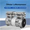 NONE Compressore d'Aria Senza Olio 220V 750W Silenzioso con Testa in Alluminio a Doppio Cilindro Senza Spina