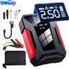 DWiusty Avviatore di Emergenza per Auto DWiusty con Compressore d'Aria da 150 PSI, Potenza di Picco 1200A, Booster Batteria 4-in-1 e Gonfiatore Pneumatici per Veicoli 12V
