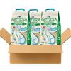 NONE 18LT PETUP LETTIERA ECOLOGICA 3X6LT- Lettiera ecologica agglomerante inodore-Gattiera Vegetale 6 Lt si getta nel WC, 100% vegetale, Sabbia Antiodore di lunga durata
