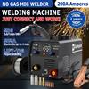 Viladepot Saldatrice MIG Viladepot 200A IGBT Inverter MIG200 3-in-1 per filo animato senza gas/Lift TIG/MMA 220V