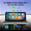 NONE Schermo CarPlay Linux da 10.25 pollici per BMW X3 E83 2006-2011 senza schermo di fabbrica, Plug and Play, aggiornamento radio multimediale per auto, navigazione Android Auto, spedizione rapida