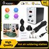 NONE Stazione di Rilavorazione ad Aria Calda Podofo 858D con Temperatura Regolabile, Pistola ad Aria Calda con Nucleo Riscaldante in Ceramica, 700W, Strumento per Riparazioni e Saldature