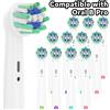 NONE Testine di ricambio Cross Clean compatibili con lo spazzolino elettrico Oral B, testine di ricambio per Pro 1000 100 1500