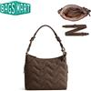 BAGSMART Borsa a tracolla da donna, leggera, in tessuto morbido, borsa a tracolla con tasche multiple, per la scuola, il lavoro, casual