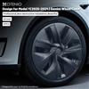 MOTENIO 4 copricerchi per Tesla Model Y 2020-2024 da 19 pollici, stile Gemini, copriruota di ricambio, coprimozzo per auto, accessori per auto con copertura completa del cerchione
