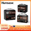 Humsienk Batteria LiFePo4 Humsienk 12V 100Ah 150Ah 160Ah con Protezione BMS Integrata, Celle di Grado A+, Energia 1280Wh, Oltre 15000 Cicli per Camper, Solare, Off-Grid, Nautica, Motore Elettrico,